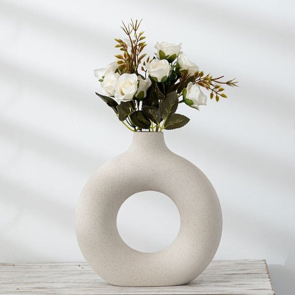 Hollow Ceramic Vase