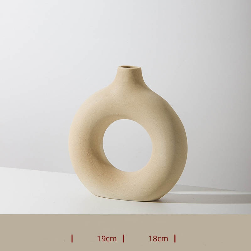 Hollow Ceramic Vase