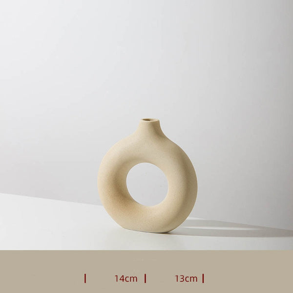 Hollow Ceramic Vase