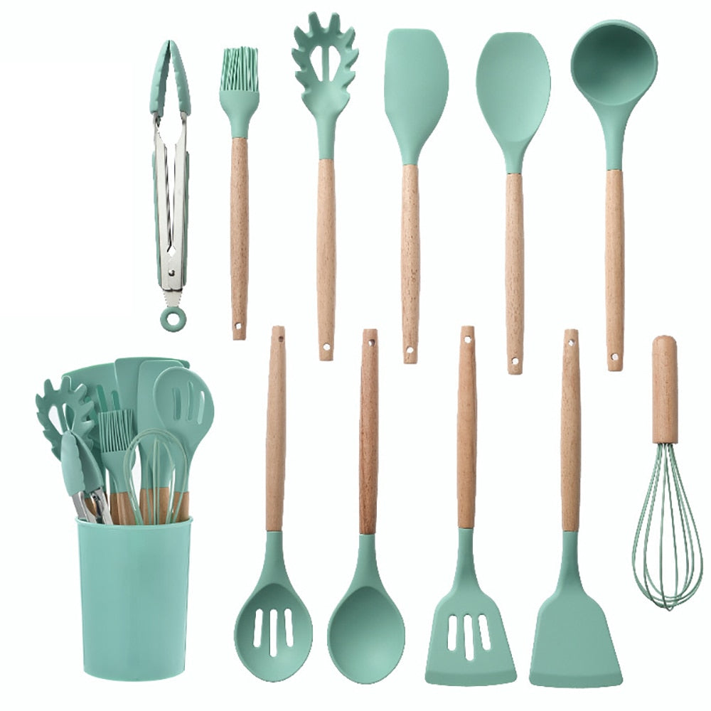 Silicone Cooking Utensils Set