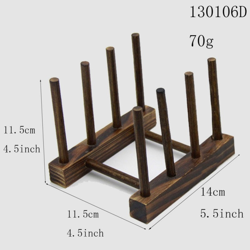 Wooden Dish Drainer Rack