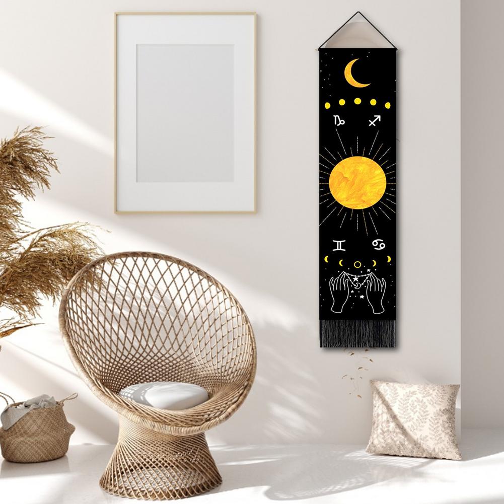 Moon and Snake Hanging Tapestry