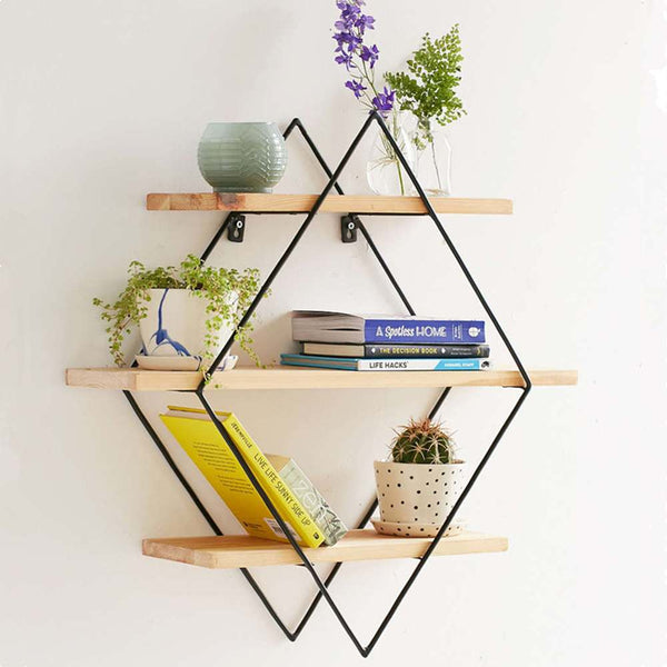 Retro Iron Wall Shelves