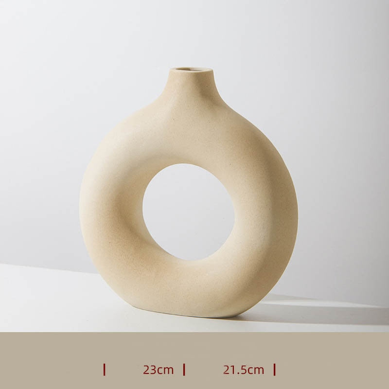 Hollow Ceramic Vase