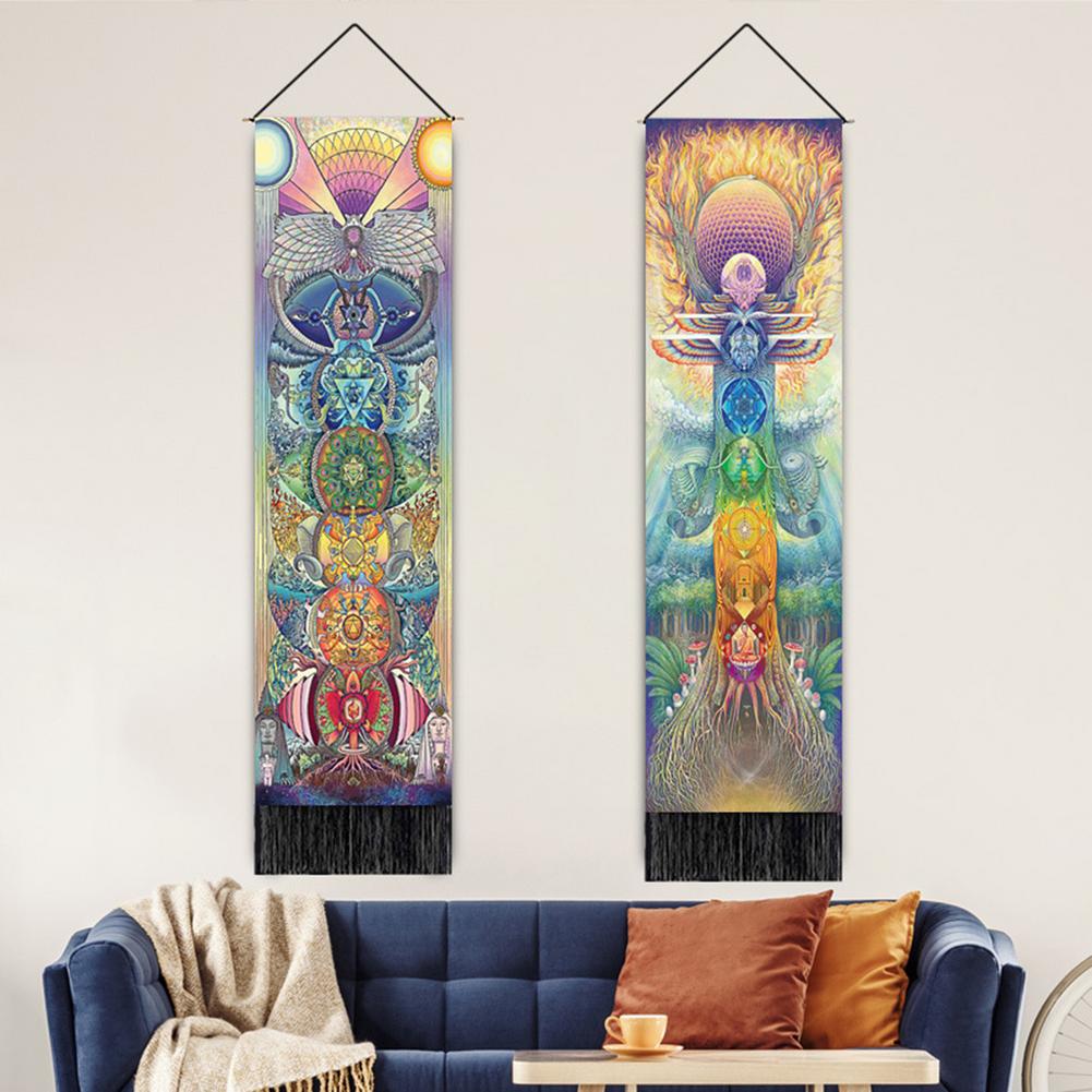 Moon and Snake Hanging Tapestry