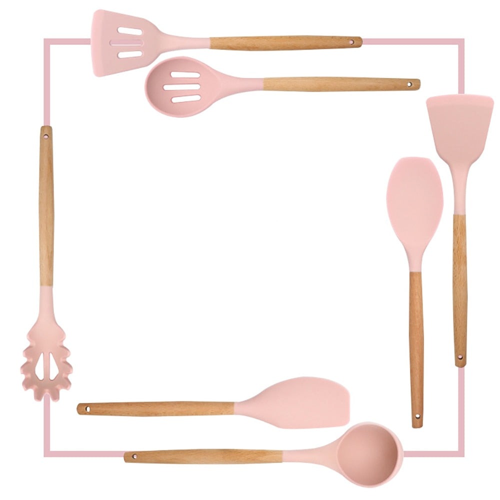 Silicone Cooking Utensils Set