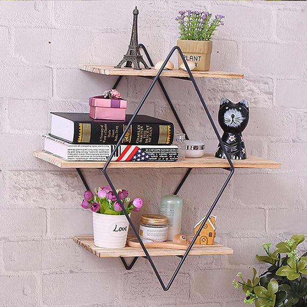 Retro Iron Wall Shelves