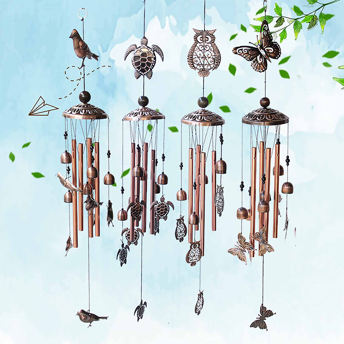 Vintage Metal Wind Chimes