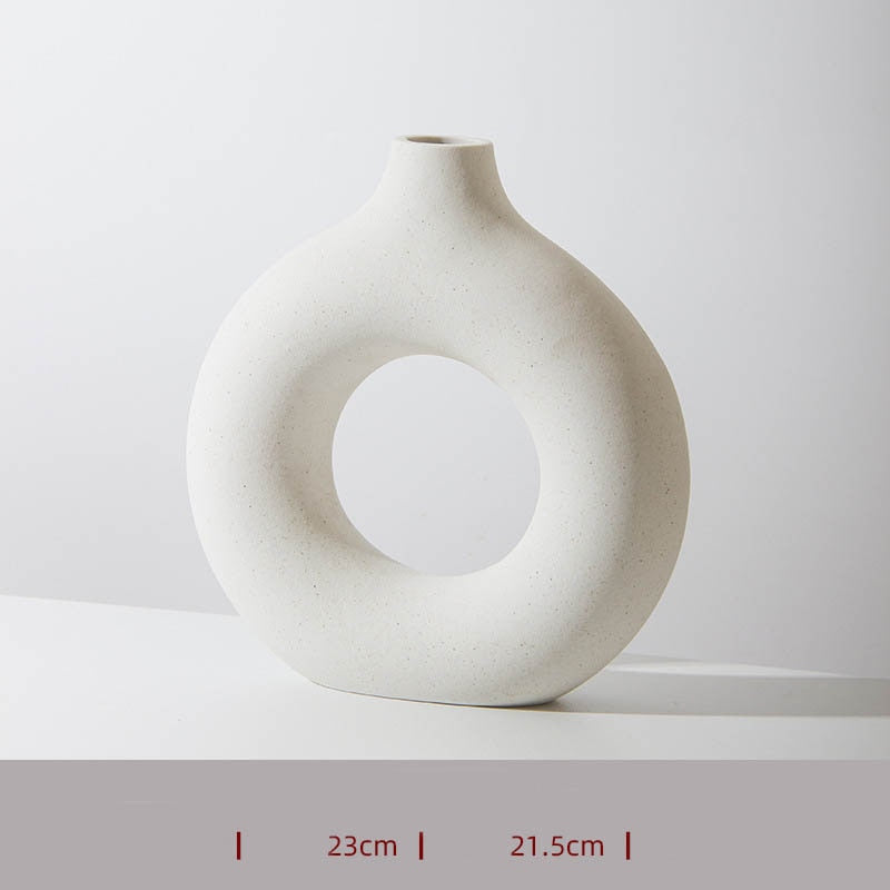 Hollow Ceramic Vase