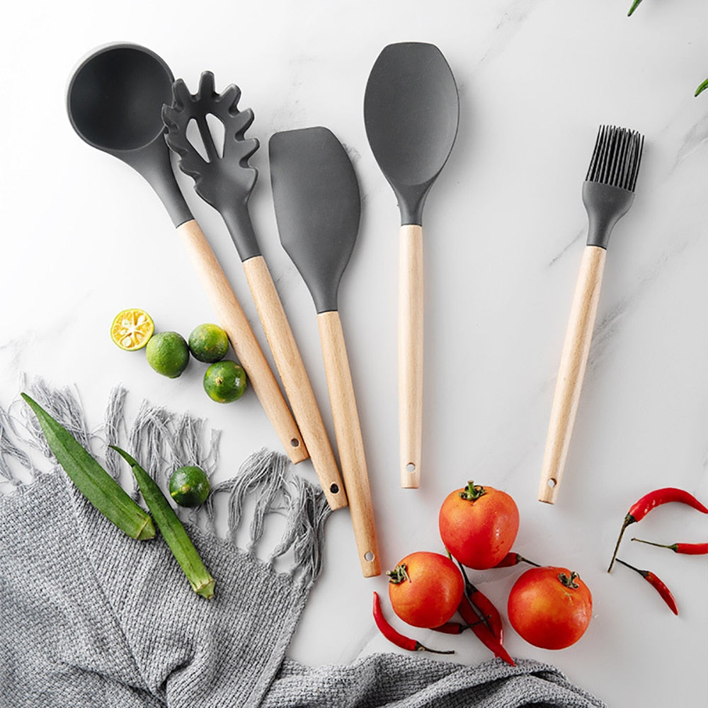 Silicone Cooking Utensils Set