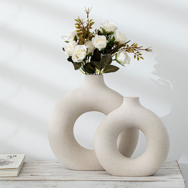 Hollow Ceramic Vase