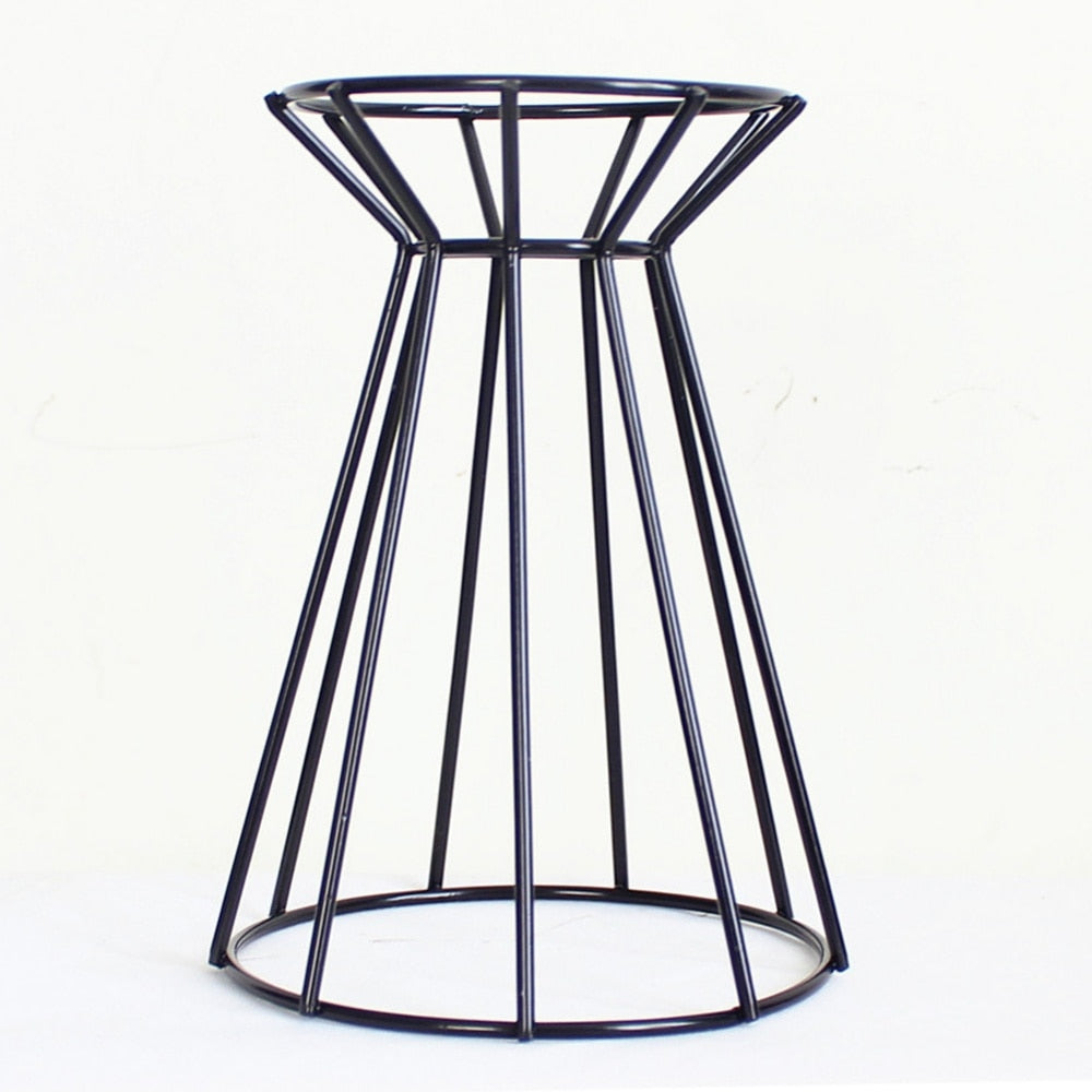 Geometric Iron Flower Vase