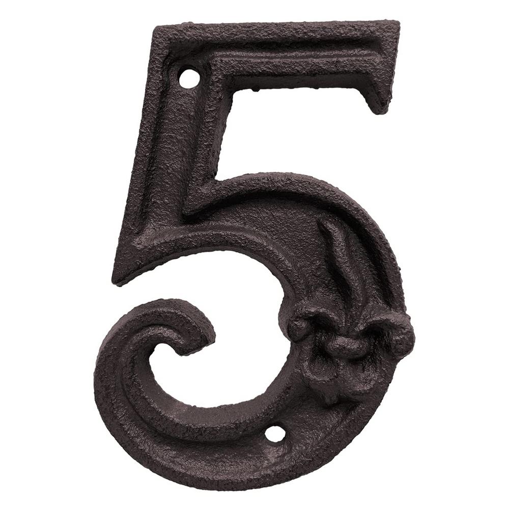 Cast Iron House Number